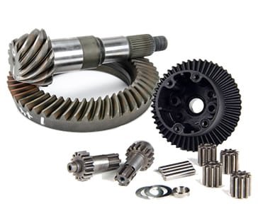 Differential ring and pinion gear set and parts